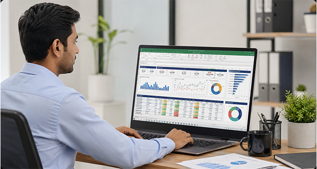 Monthly Sales MIS Report (Advanced Excel)