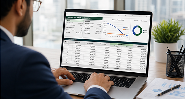 Loan Amortisation Calculator (Financial Functions)