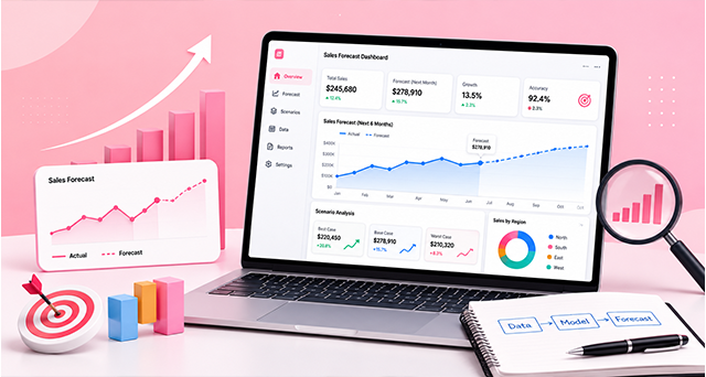 Sales Forecast Model (What-If Analysis)