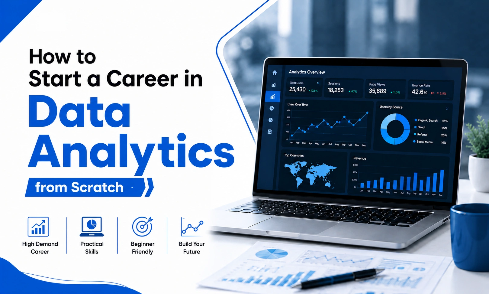 How to Start a Career in Data Analytics from Scratch